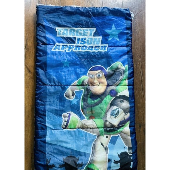 Toy Story 3 Buzz Lightyear Child Size Blue Sleeping Bag Target Is On Approach - Picture 3 of 8